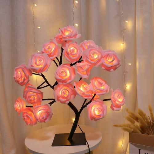 Rose Tree Lamp Decoration - EchoLuxury